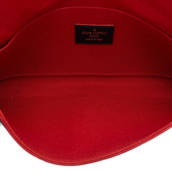 LOUIS VUITTON Navy Monogram Leather Shoulder Bag - Picture 5 of 12